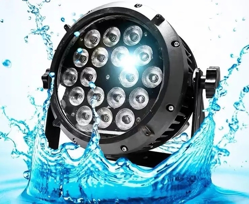 Εξωτερικό RGBW DMX LED Par Light Αδιάβροχο 18pcs*10w Για γάμο