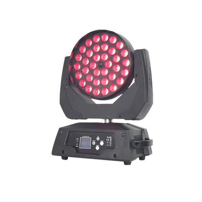 DMX512/Master-Slave/Sound/Auto Control Led Zoom Wash Moving Head 36X10W/15W RGBW 4in1