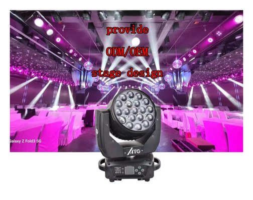 Λύματα φωτισμού μπαρ για ντίσκο πάρτι LitePro DLX Διαμόρφωση 19X15W RGBW Κινούμενα φώτα κεφαλής