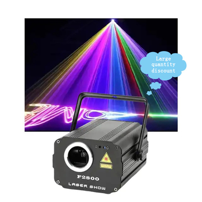 RGB Animation Laser Beam Lights 1800mw 1.8w DMX512 Ελέγχος για Γάμα