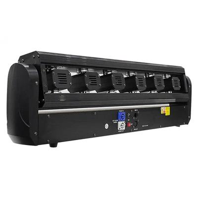 6pcs RGBW 6 Eye Laser Stage Light Led Beam Moving Head Για νυχτερινό κλαμπ Ντισκο Ντιτζέι